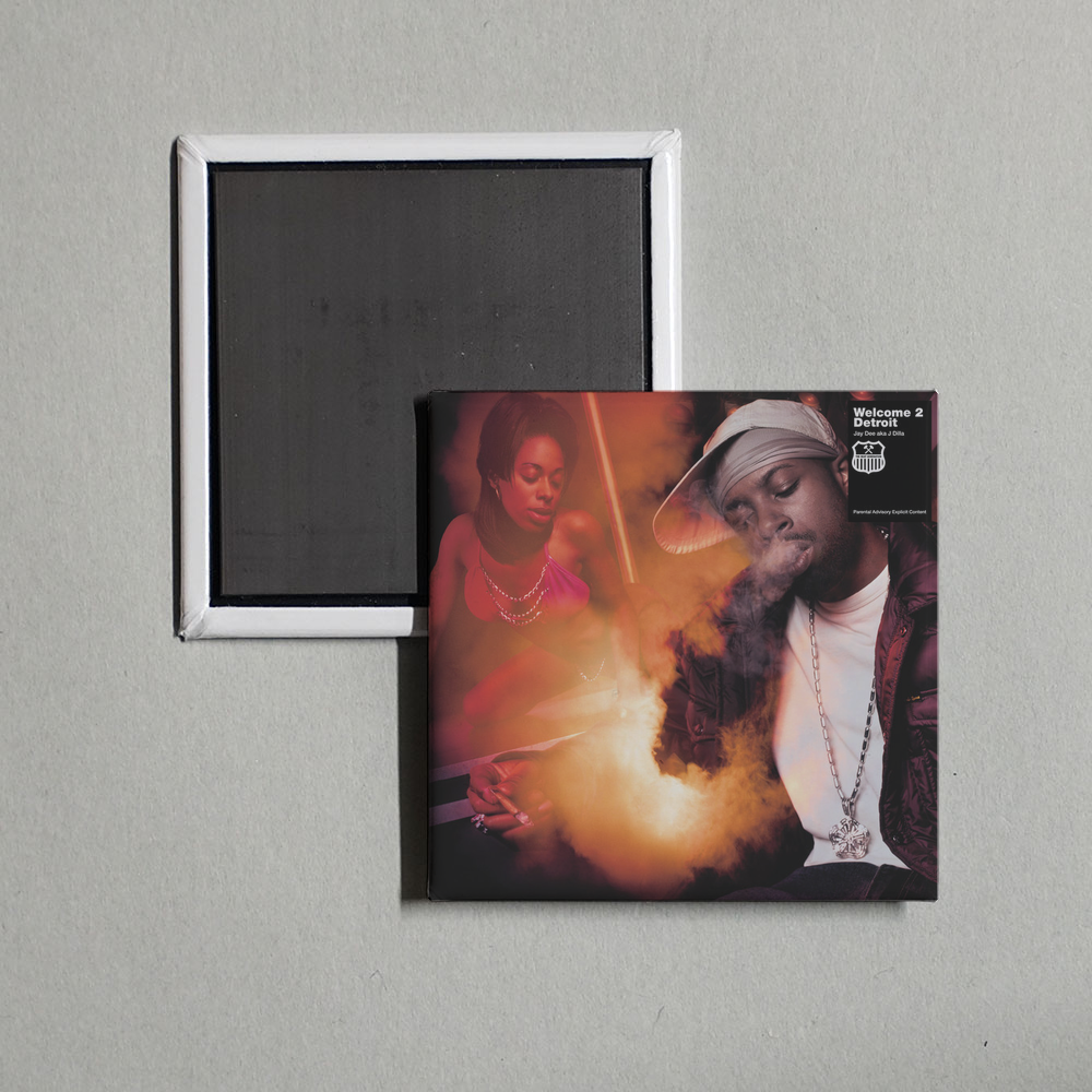 Jay Dee - Welcome 2 Detroit Album Cover Fridge Magnet