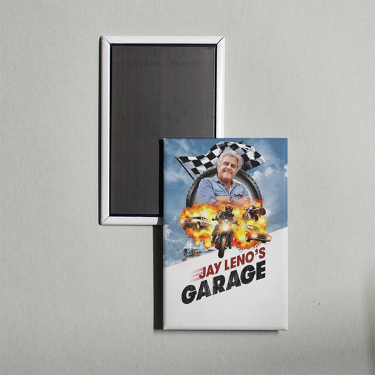 Jay Leno's Garage TV Show Fridge Magnet