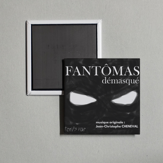 Jean-Christophe CHENEVAL - Fantômas demasqué - B.O Album Cover Fridge Magnet