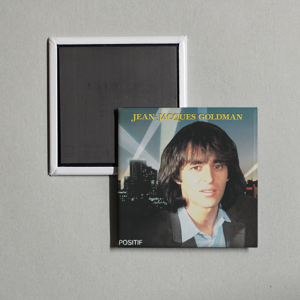 Jean-Jacques Goldman - Positif Album Cover Fridge Magnet