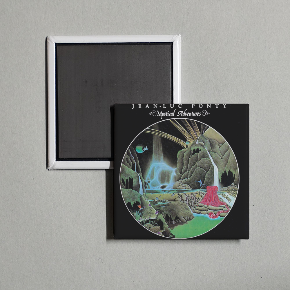Jean-Luc Ponty - Mystical Adventures Album Cover Fridge Magnet