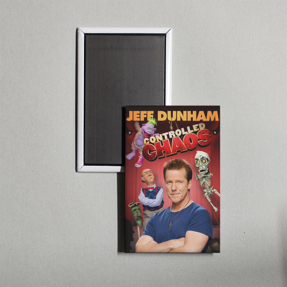 Jeff Dunham Controlled Chaos Mini Movie Fridge Magnet