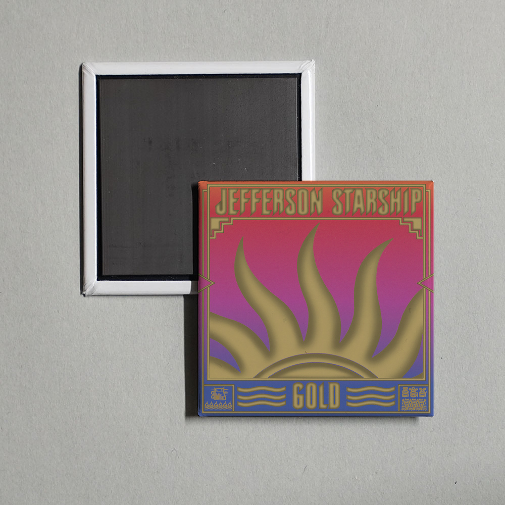 Jefferson Starship - Gold Album Cover Fridge Magnet