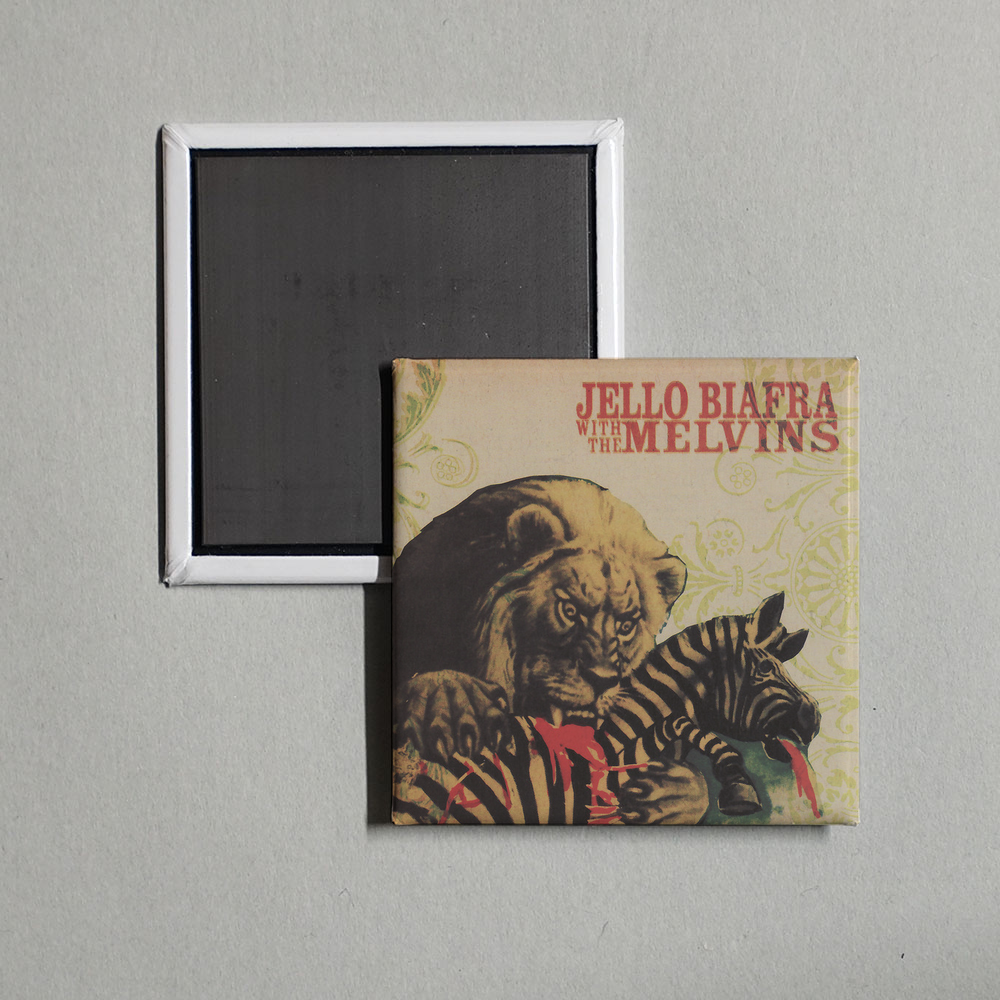 Jello Biafra - Never Breathe What You Can't See Album Cover Fridge Magnet