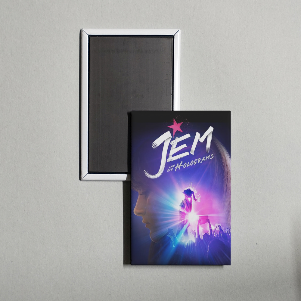 Jem and the Holograms Mini Movie Fridge Magnet
