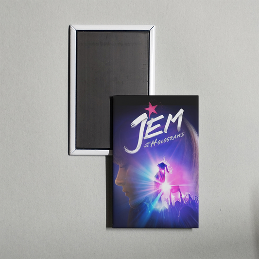 Jem and the Holograms Mini Movie Fridge Magnet