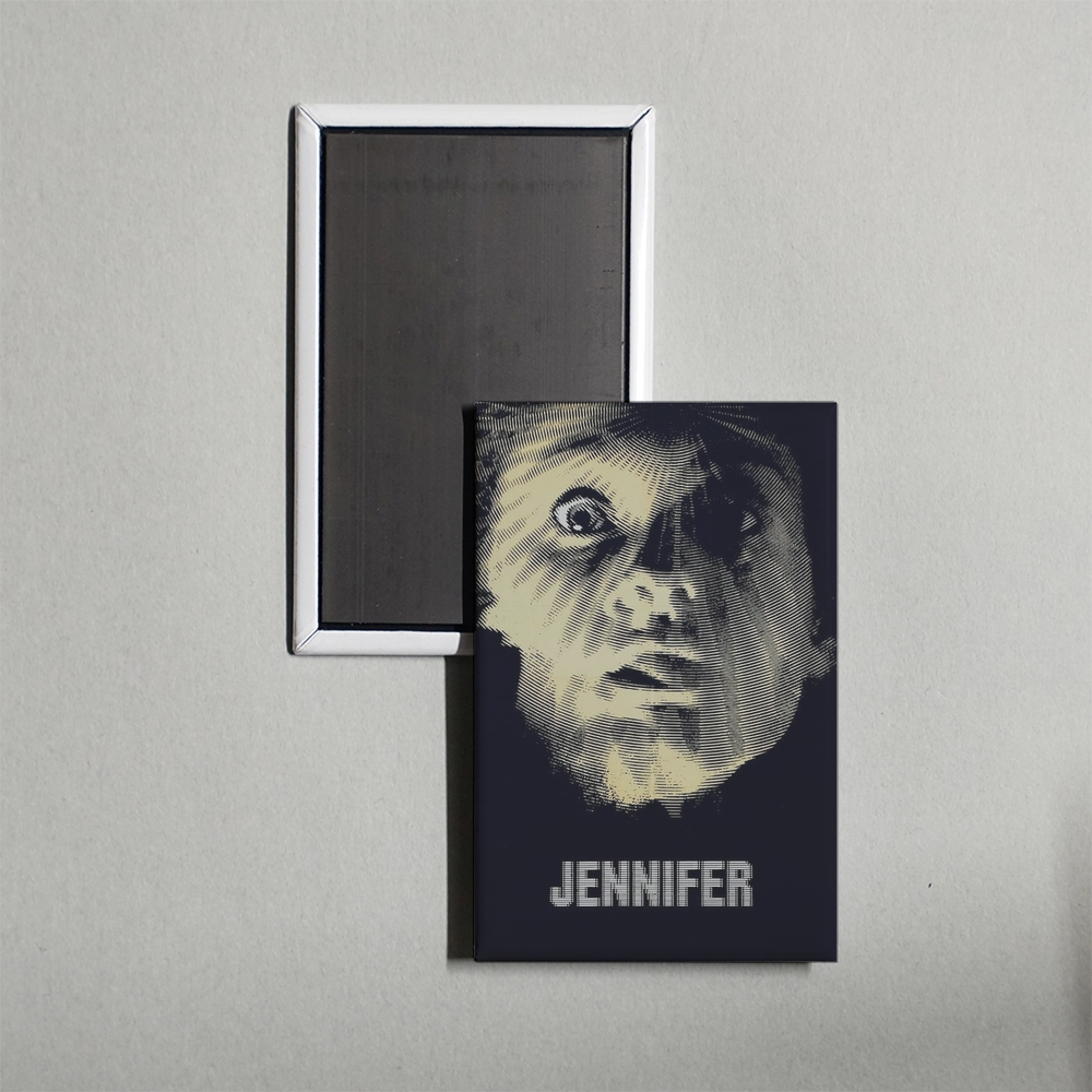 Jennifer Mini Movie Fridge Magnet