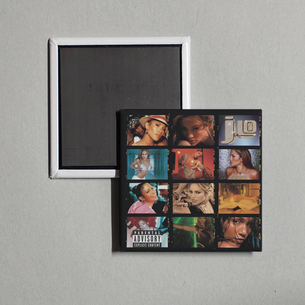Jennifer Lopez - J To Tha L-O! The Remixes Album Cover Fridge Magnet