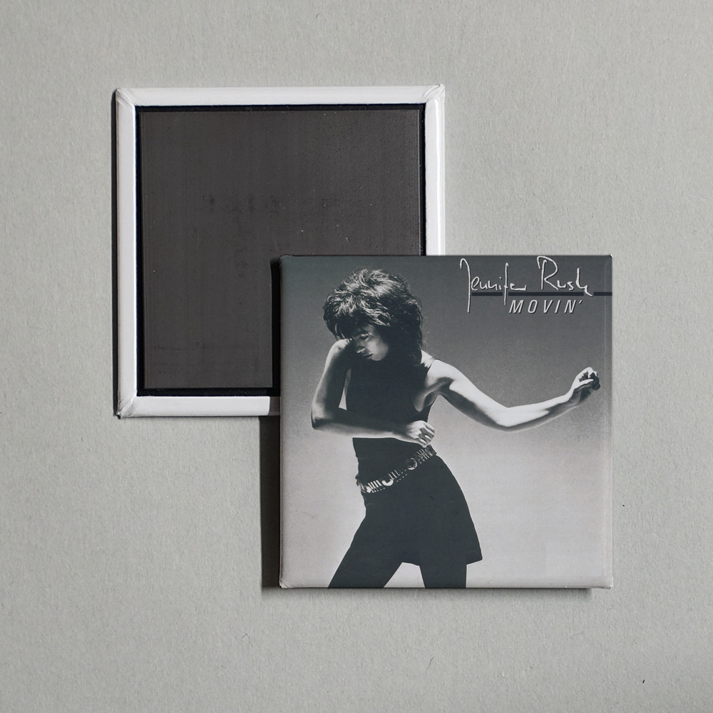 Jennifer Rush - Movin' Album Cover Fridge Magnet
