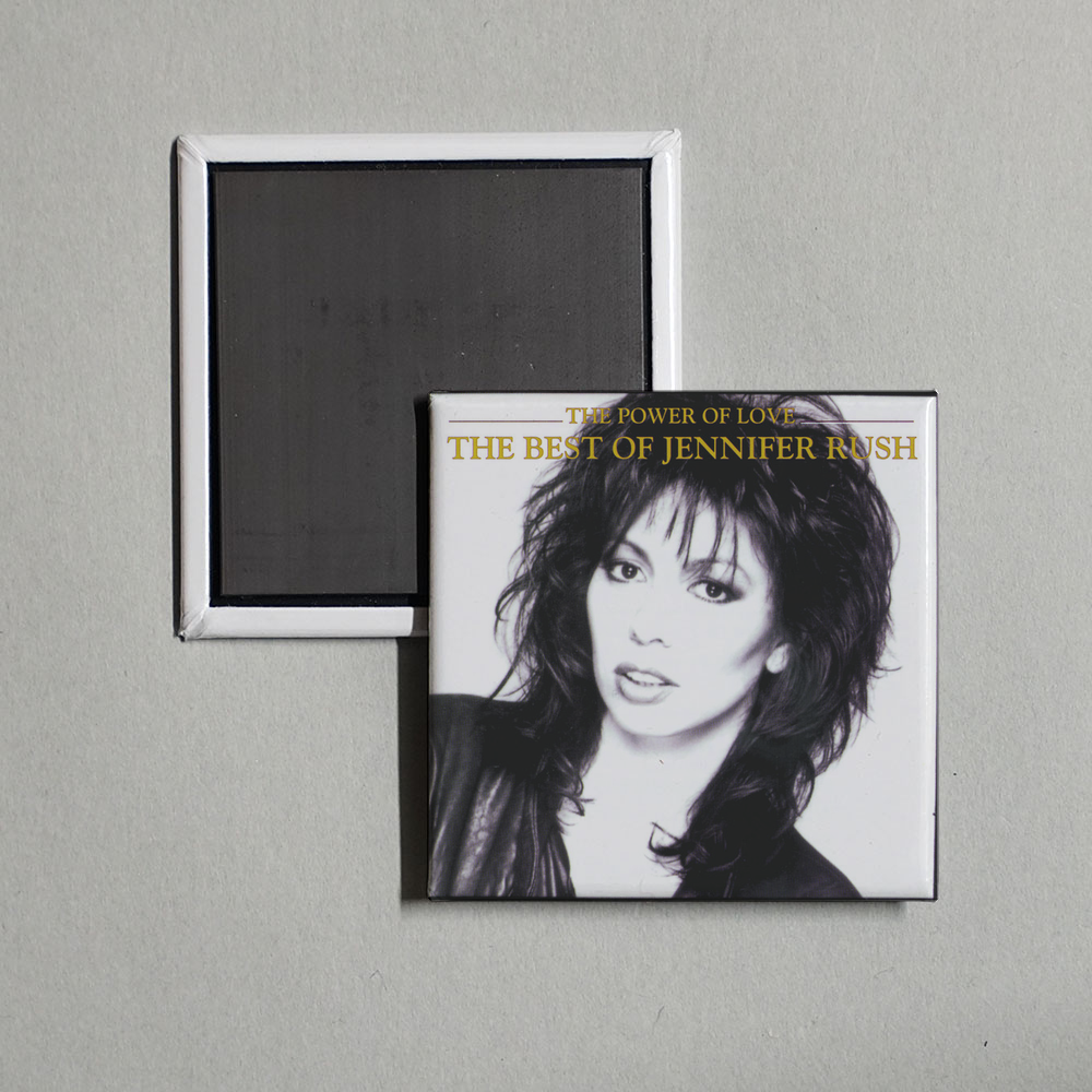 Jennifer Rush - The Power Of Love The Best Of Jennifer Rush Album Cover Fridge Magnet