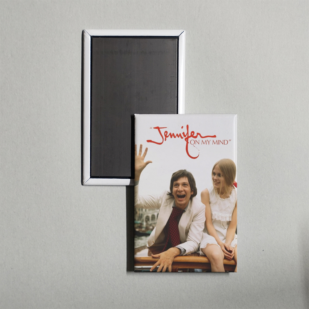 Jennifer on My Mind Mini Movie Fridge Magnet