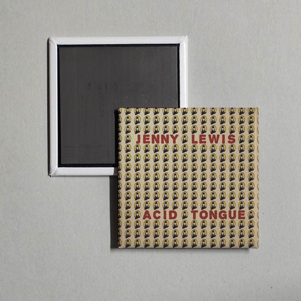 Jenny Lewis - Acid Tongue Album Cover Fridge Magnet
