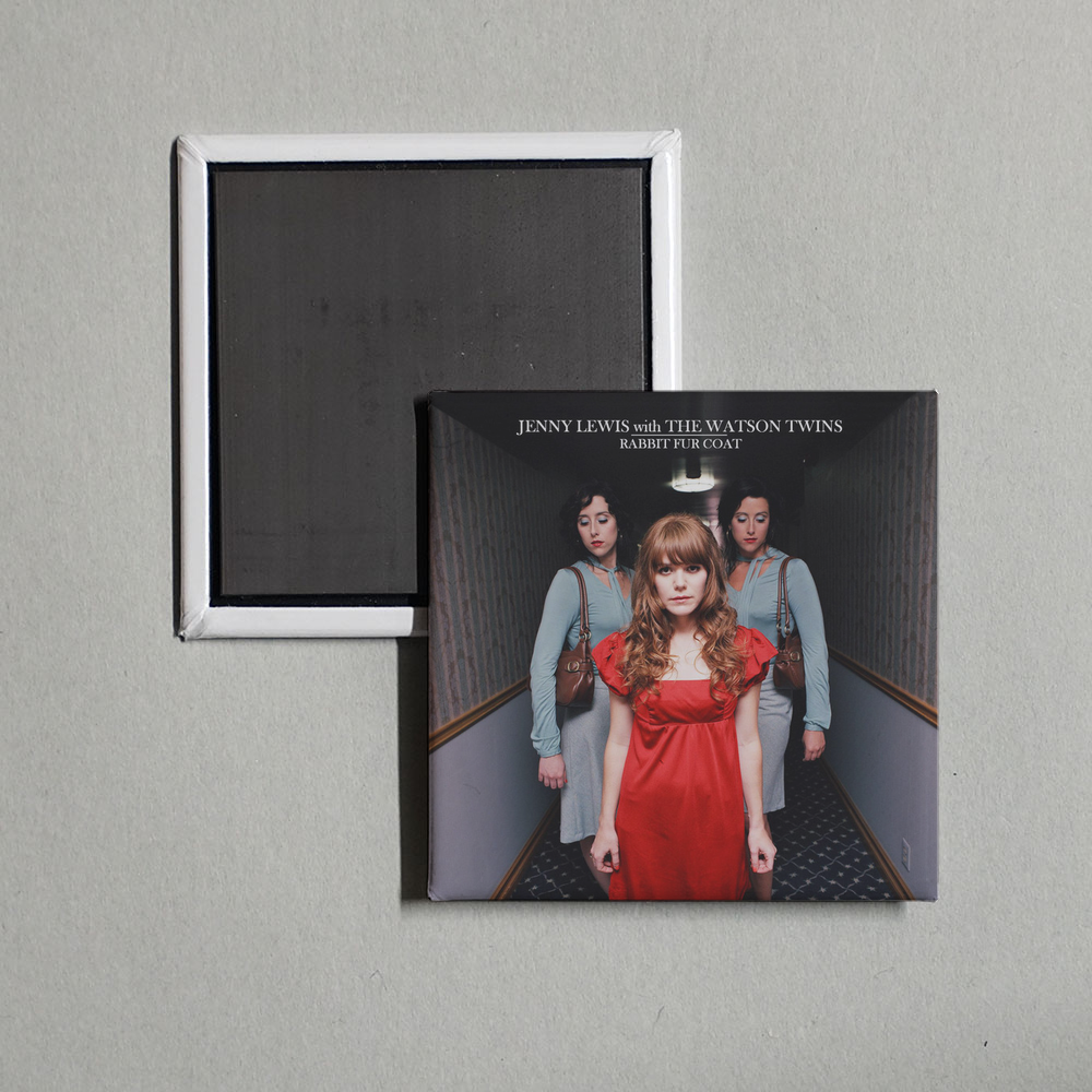 Jenny Lewis - Rabbit Fur Coat Album Cover Fridge Magnet