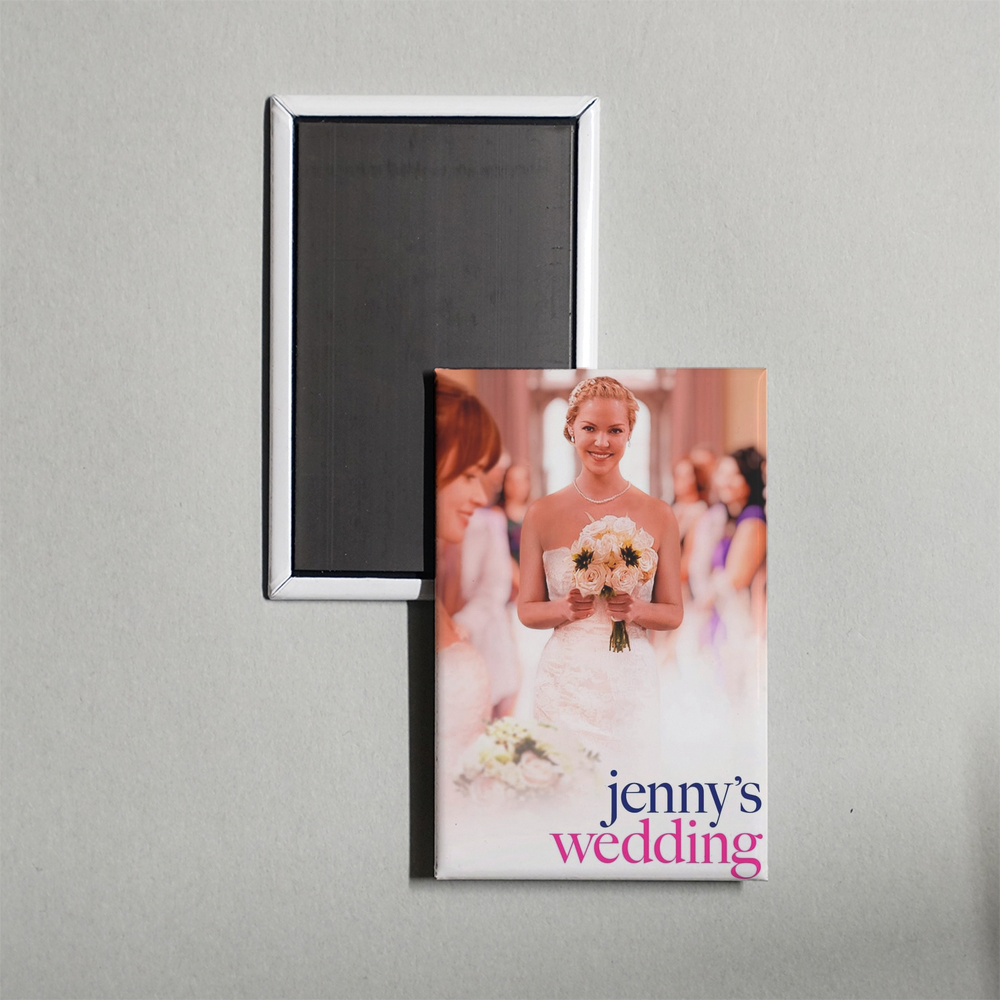 Jenny's Wedding Mini Movie Fridge Magnet