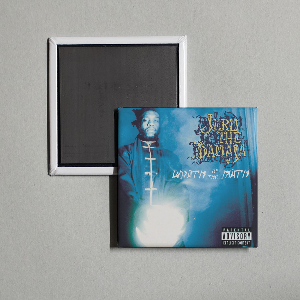 Jeru The Damaja - Wrath Of The Math Album Cover Fridge Magnet