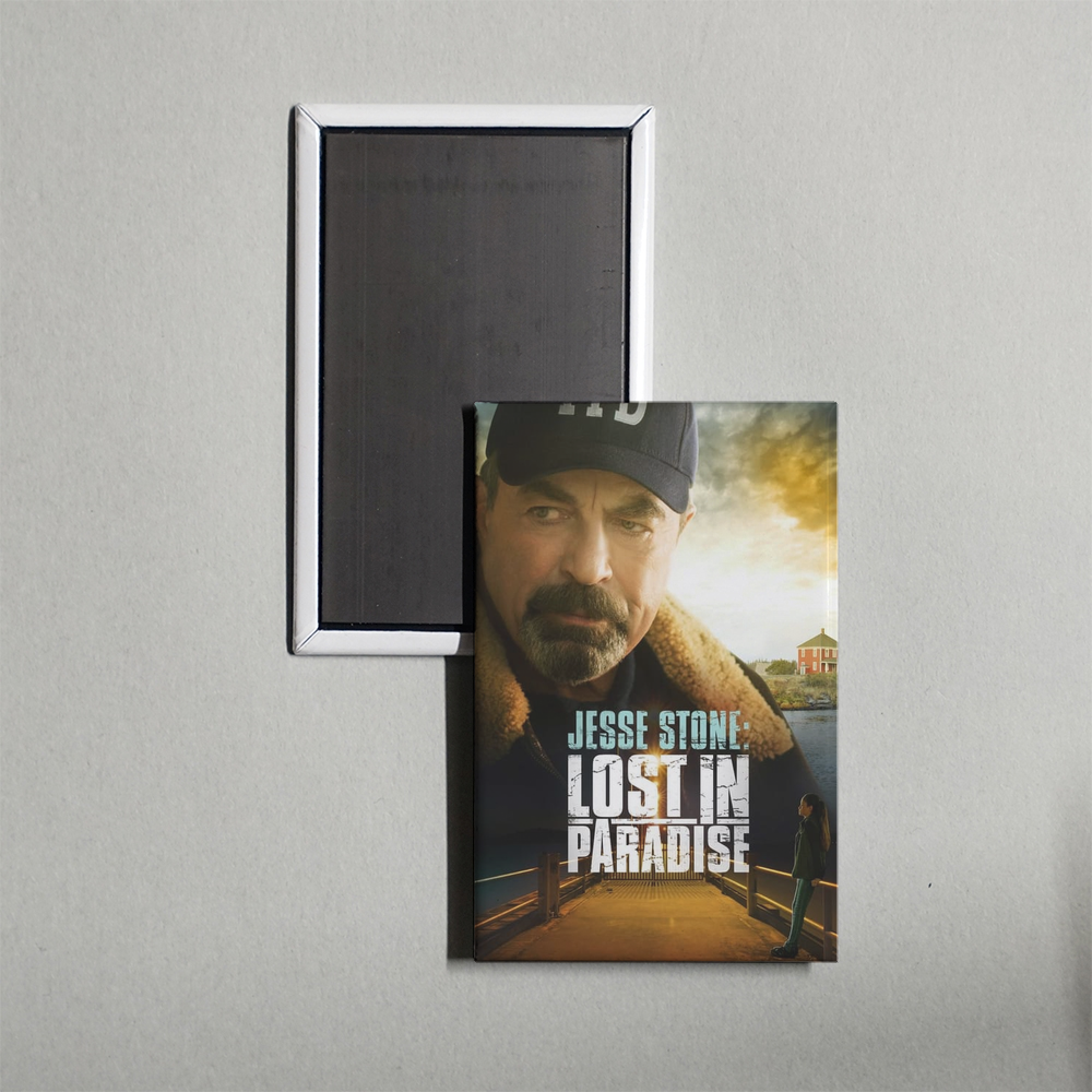 Jesse Stone Lost in Paradise Mini Movie Fridge Magnet