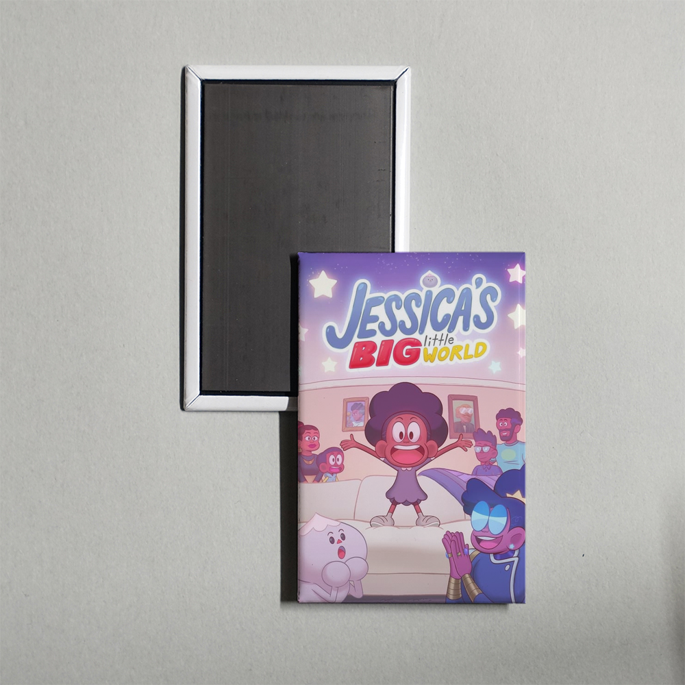 Jessica's Big Little World TV Show Fridge Magnet