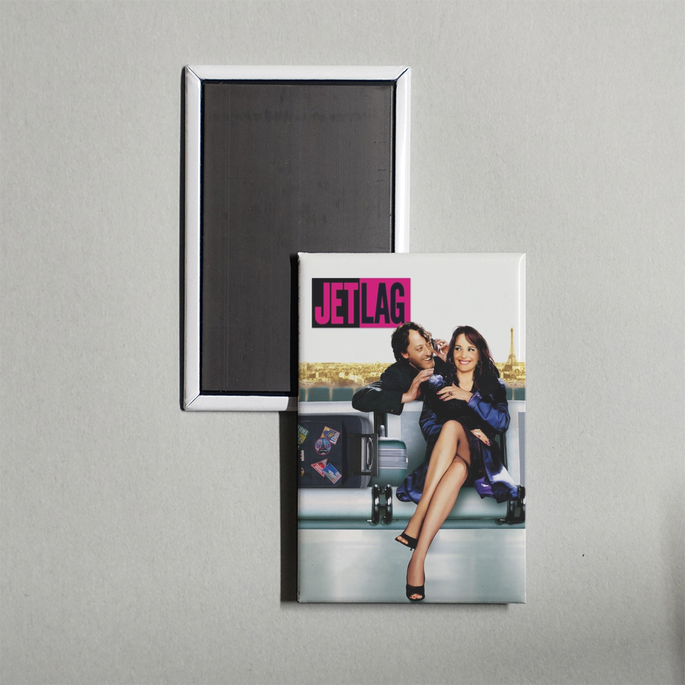 Jet Lag Mini Movie Fridge Magnet
