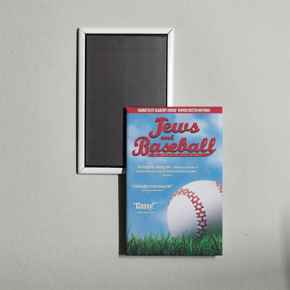 Jews and Baseball An American Love Story Mini Movie Fridge Magnet