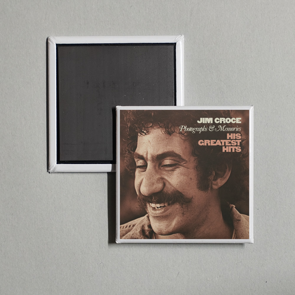 Jim Croce - Photographs & Memories His Greatest Hits Album Cover Fridge Magnet