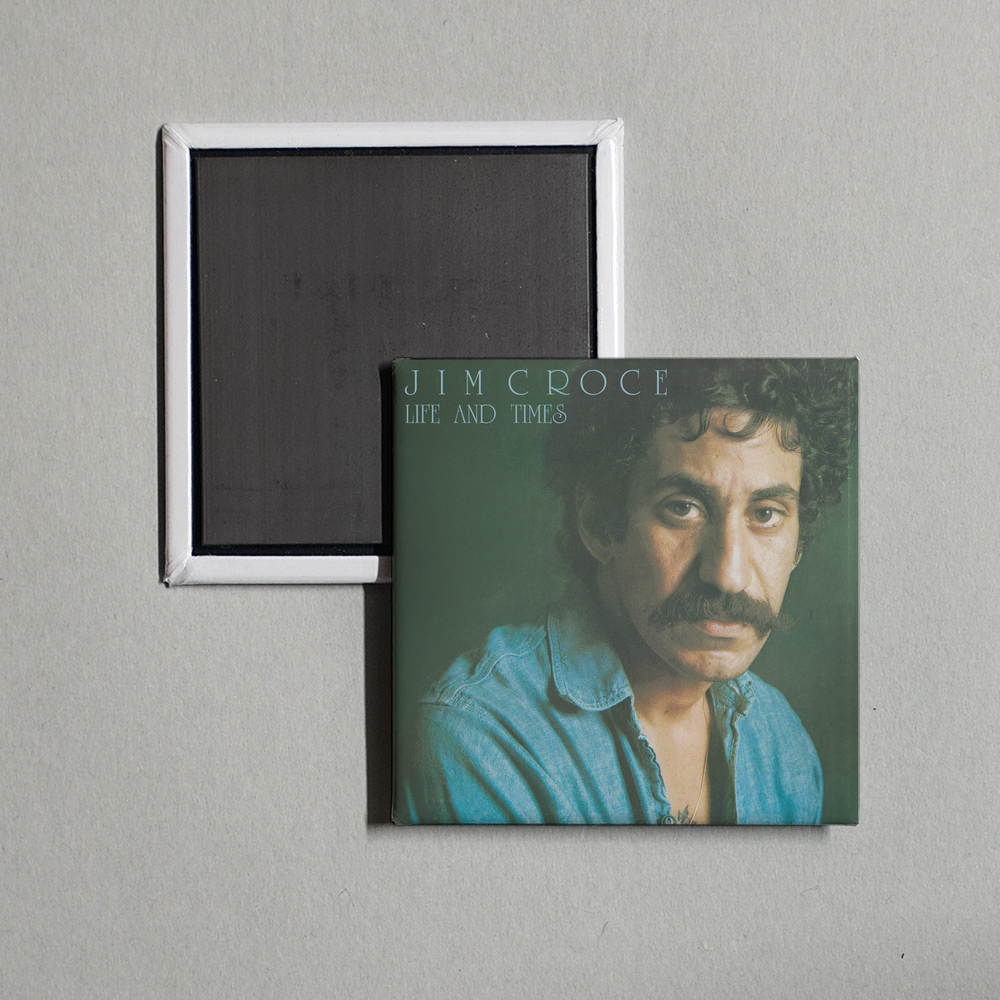 Jim Croce - Life & Times Album Cover Fridge Magnet