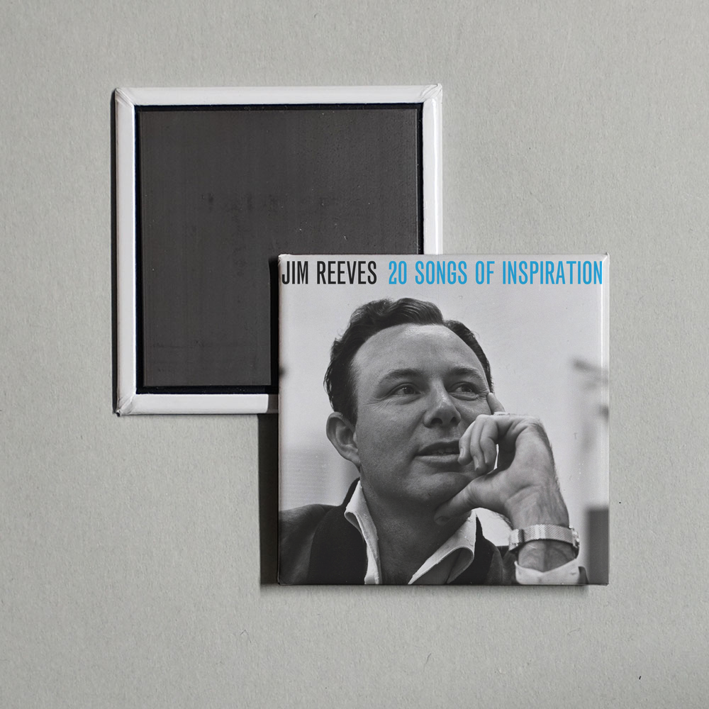 Jim Reeves - 20 Songs of Inspiration Album Cover Fridge Magnet