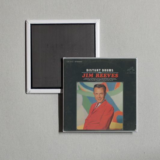 Jim Reeves - Distant Drums Album Cover Fridge Magnet