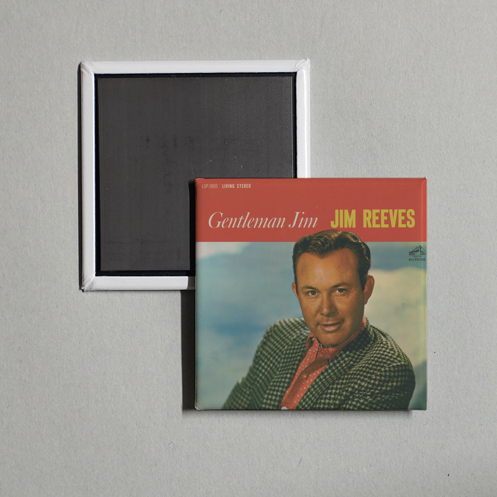 Jim Reeves - Gentleman Jim Album Cover Fridge Magnet