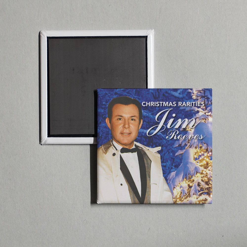 Jim Reeves - Jim Reeves Christmas Rarities Album Cover Fridge Magnet