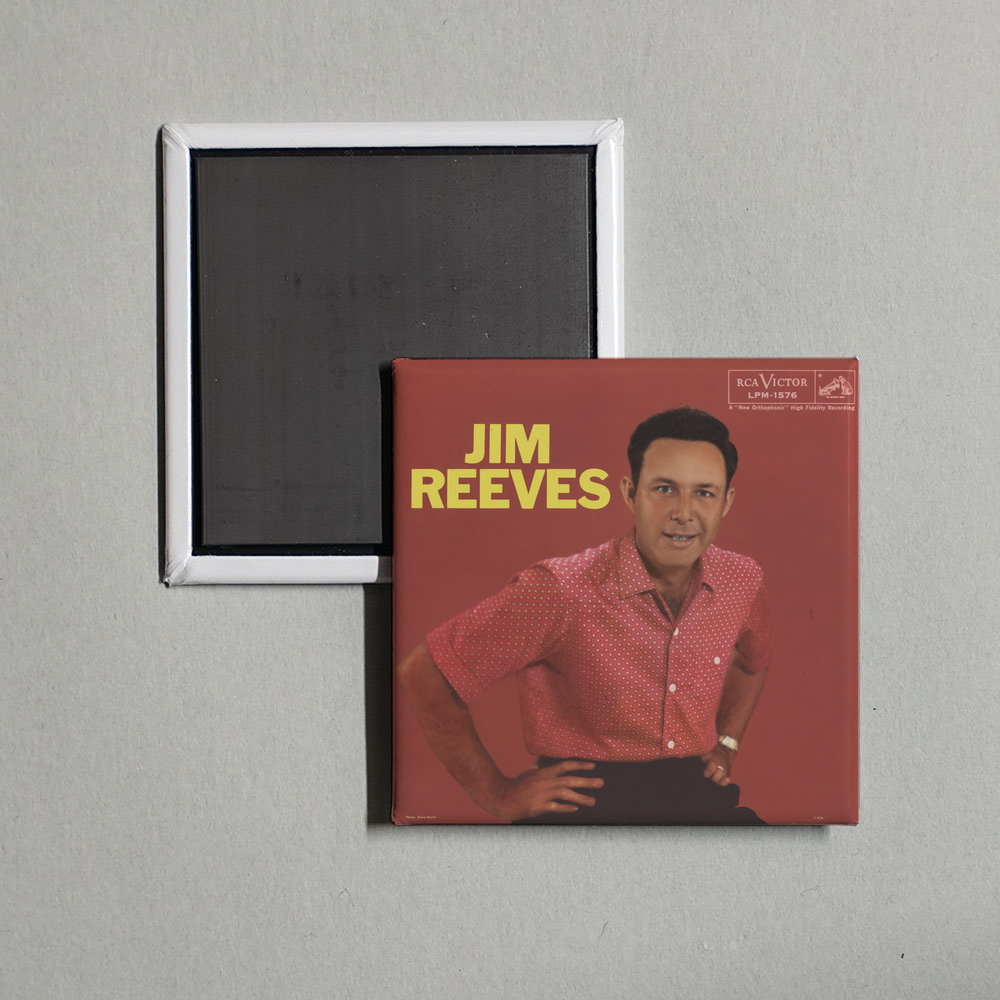Jim Reeves - Jim Reeves (Expanded Edition) Album Cover Fridge Magnet