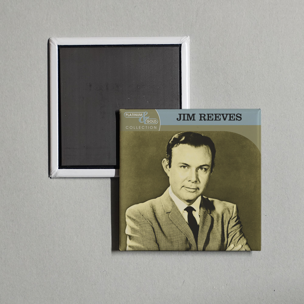 Jim Reeves - Platinum & Gold Collection Album Cover Fridge Magnet