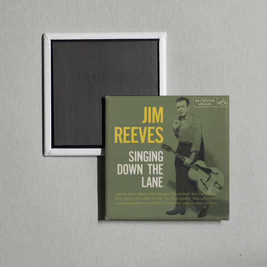 Jim Reeves - Singing Down The Lane (Expanded Edition) Album Cover Fridge Magnet