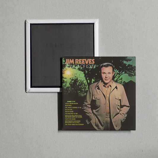 Jim Reeves - Songs of Love Album Cover Fridge Magnet
