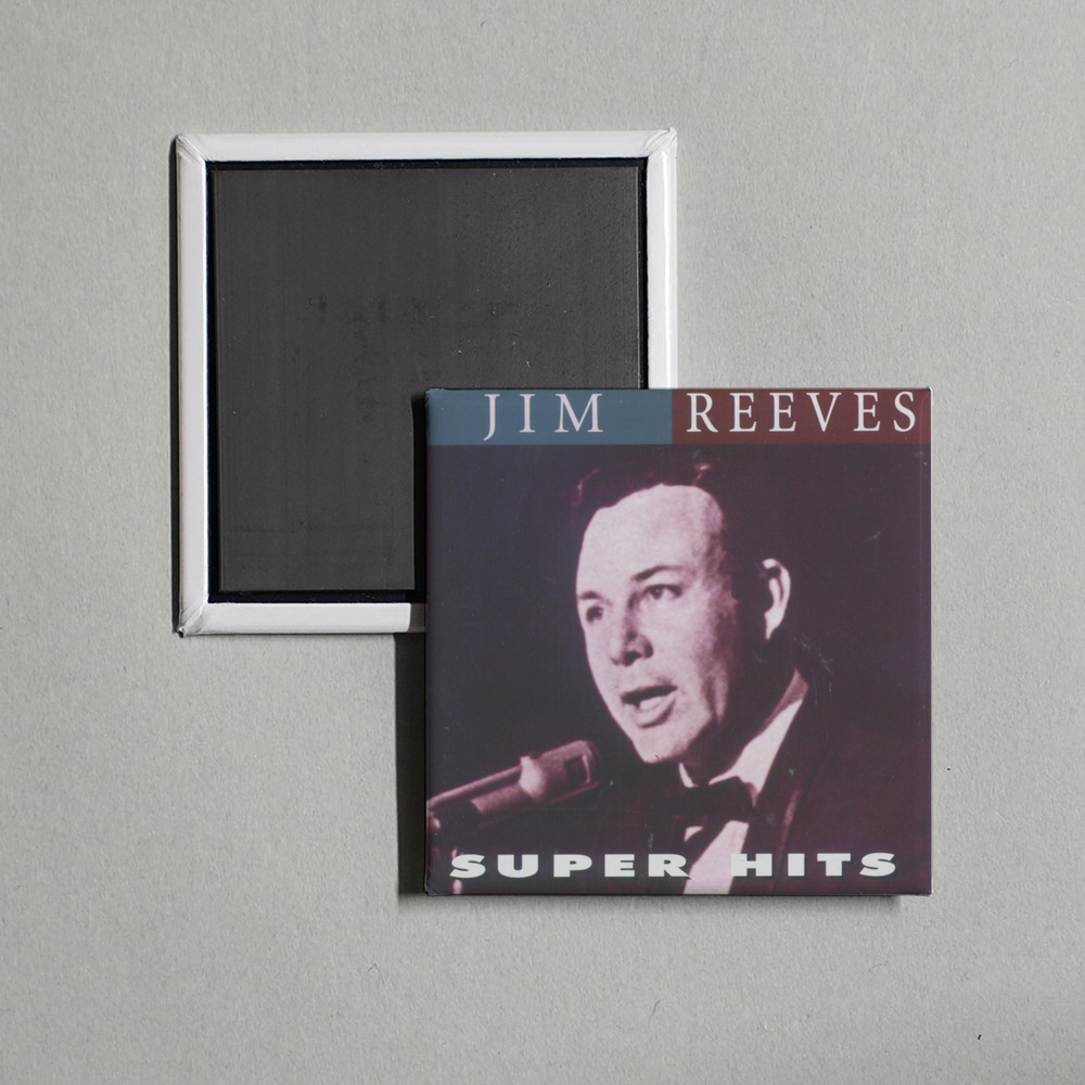 Jim Reeves - Super Hits Album Cover Fridge Magnet