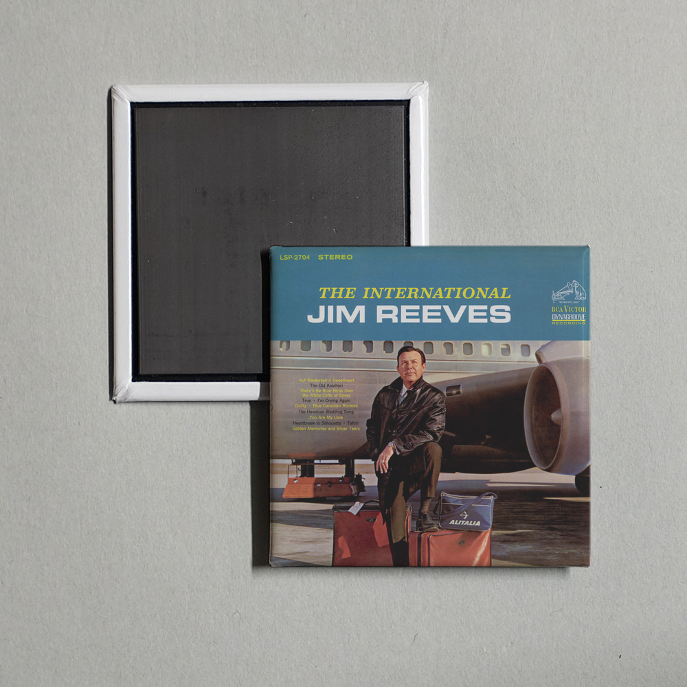 Jim Reeves - The International Jim Reeves Album Cover Fridge Magnet