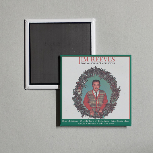 Jim Reeves - Twelve Songs of Christmas Album Cover Fridge Magnet