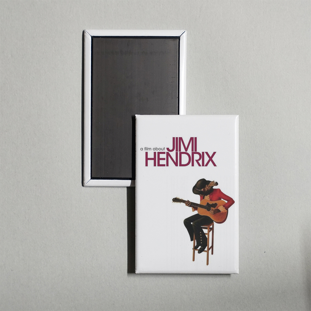 Jimi Hendrix Mini Movie Fridge Magnet