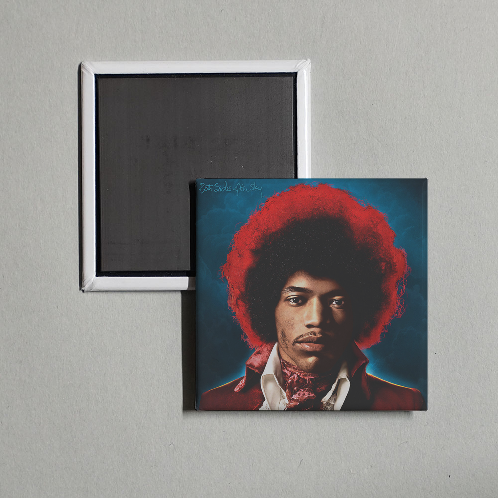 Jimi Hendrix - Both Sides of the Sky Album Cover Fridge Magnet