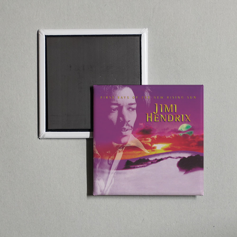 Jimi Hendrix - First Rays Of The New Rising Sun Album Cover Fridge Magnet