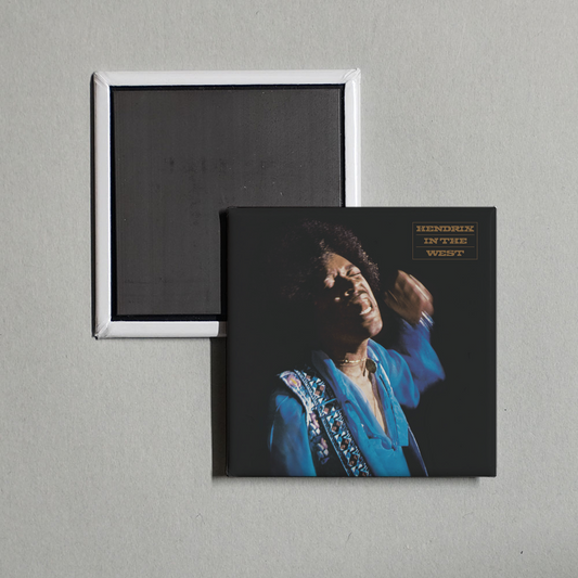 Jimi Hendrix - Hendrix In The West Album Cover Fridge Magnet