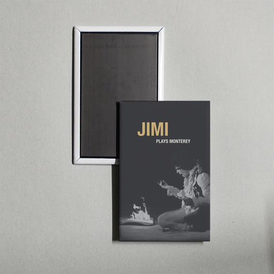 Jimi Plays Monterey Mini Movie Fridge Magnet