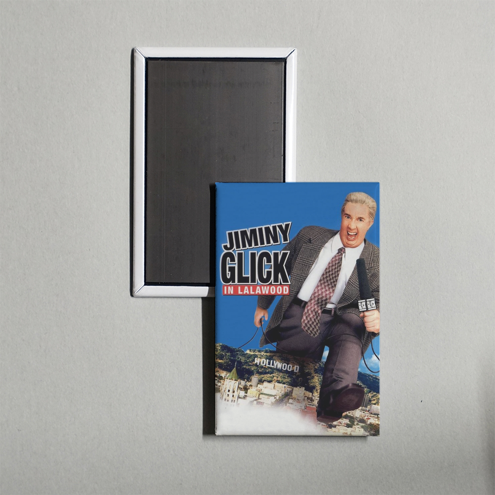 Jiminy Glick in Lalawood Mini Movie Fridge Magnet