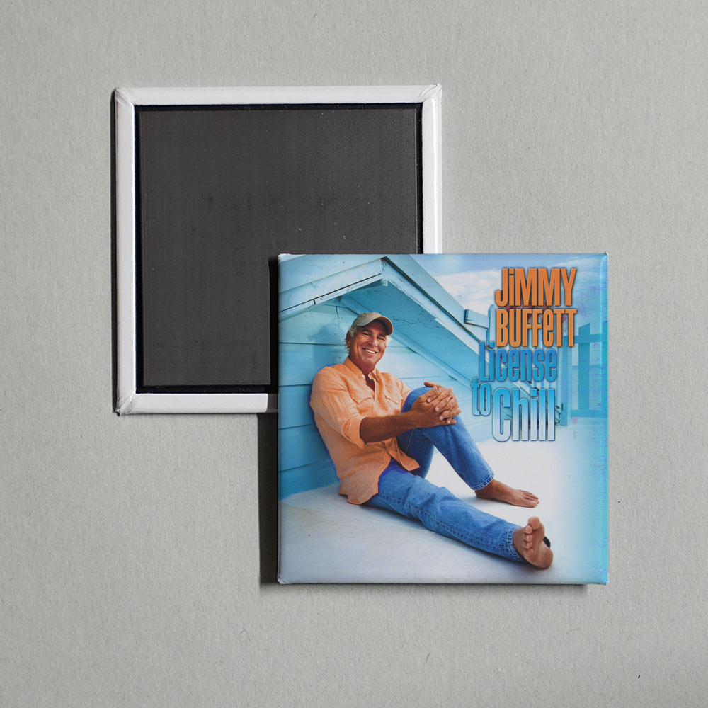Jimmy Buffett - License to Chill Album Cover Fridge Magnet