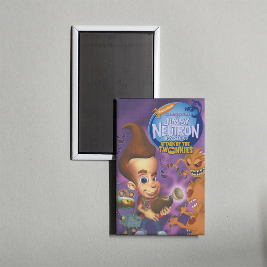 Jimmy Neutron Attack of the Twonkies Mini Movie Fridge Magnet