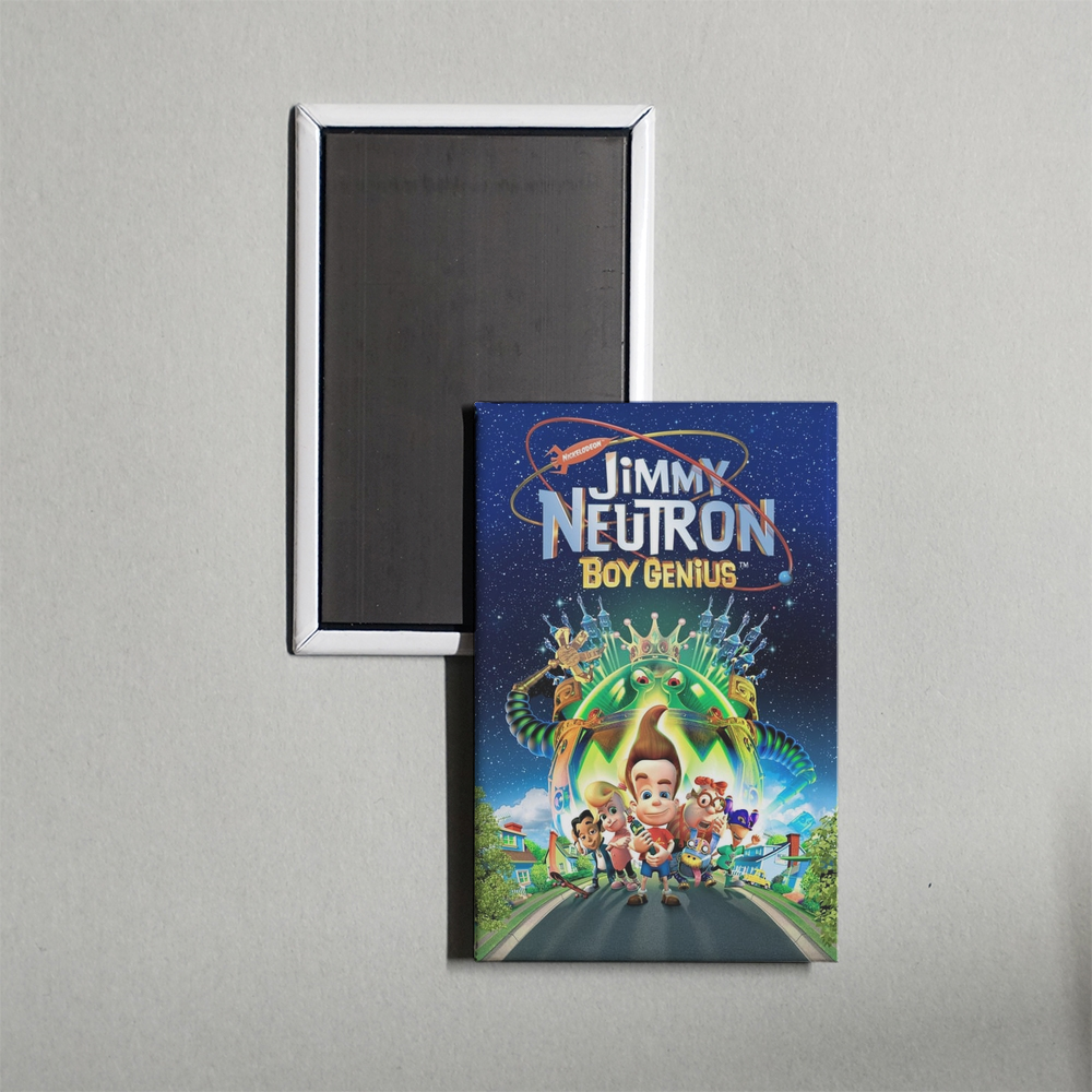 Jimmy Neutron Boy Genius Mini Movie Fridge Magnet