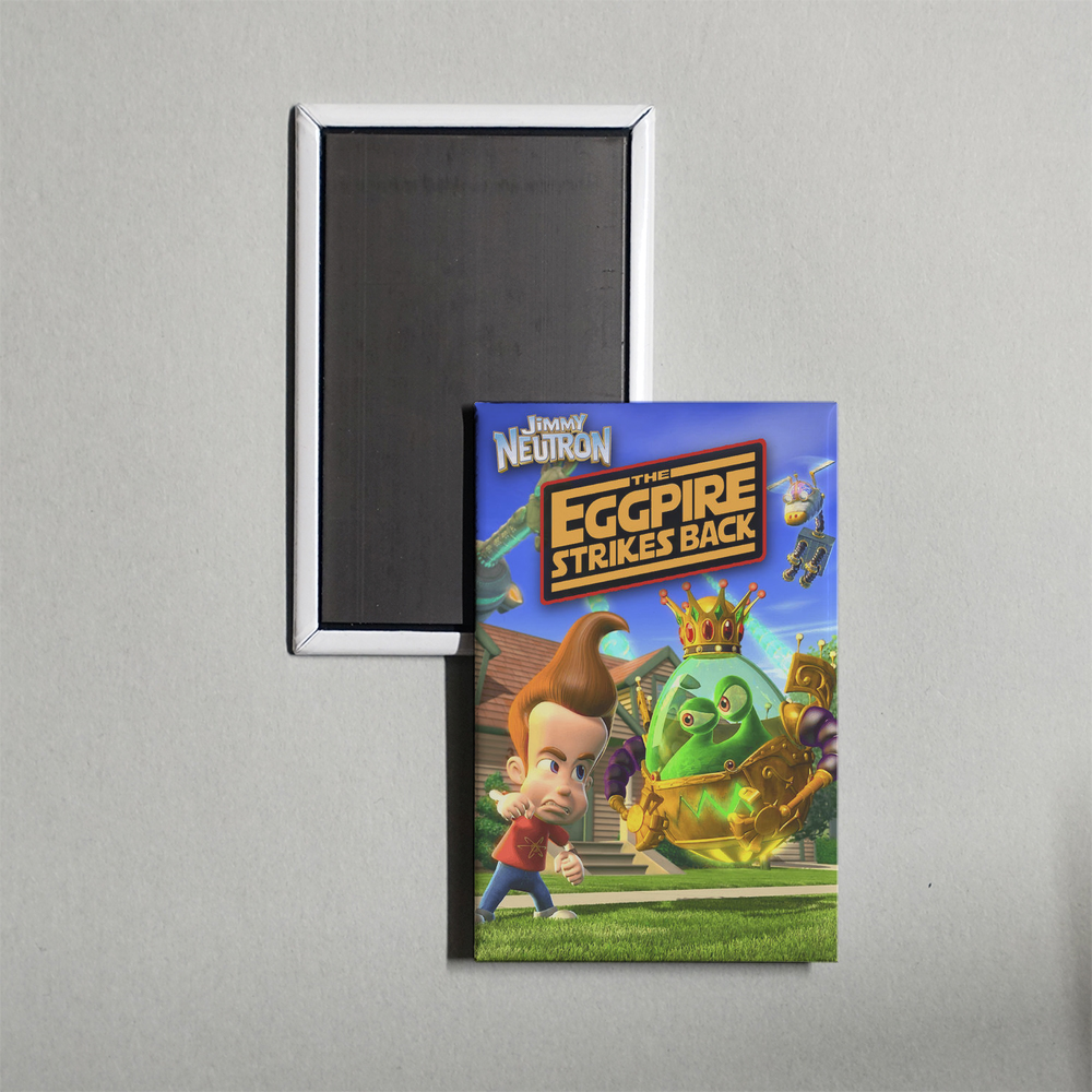 Jimmy Neutron The Eggpire Strikes Back Mini Movie Fridge Magnet
