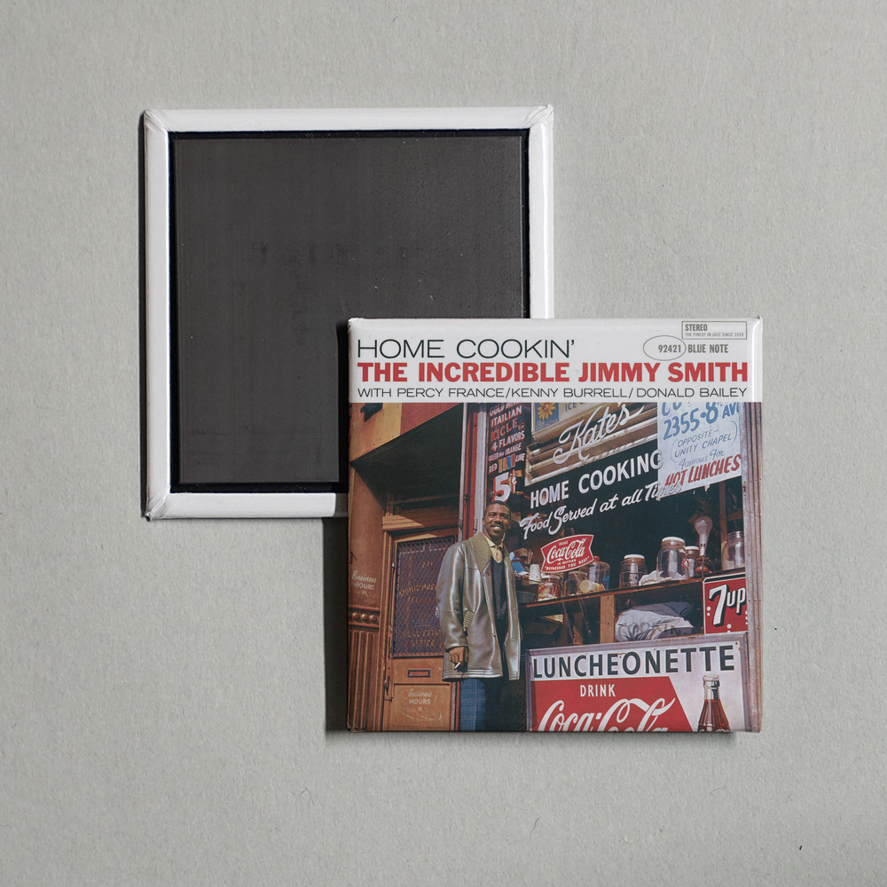 Jimmy Smith - Home Cookin' Album Cover Fridge Magnet