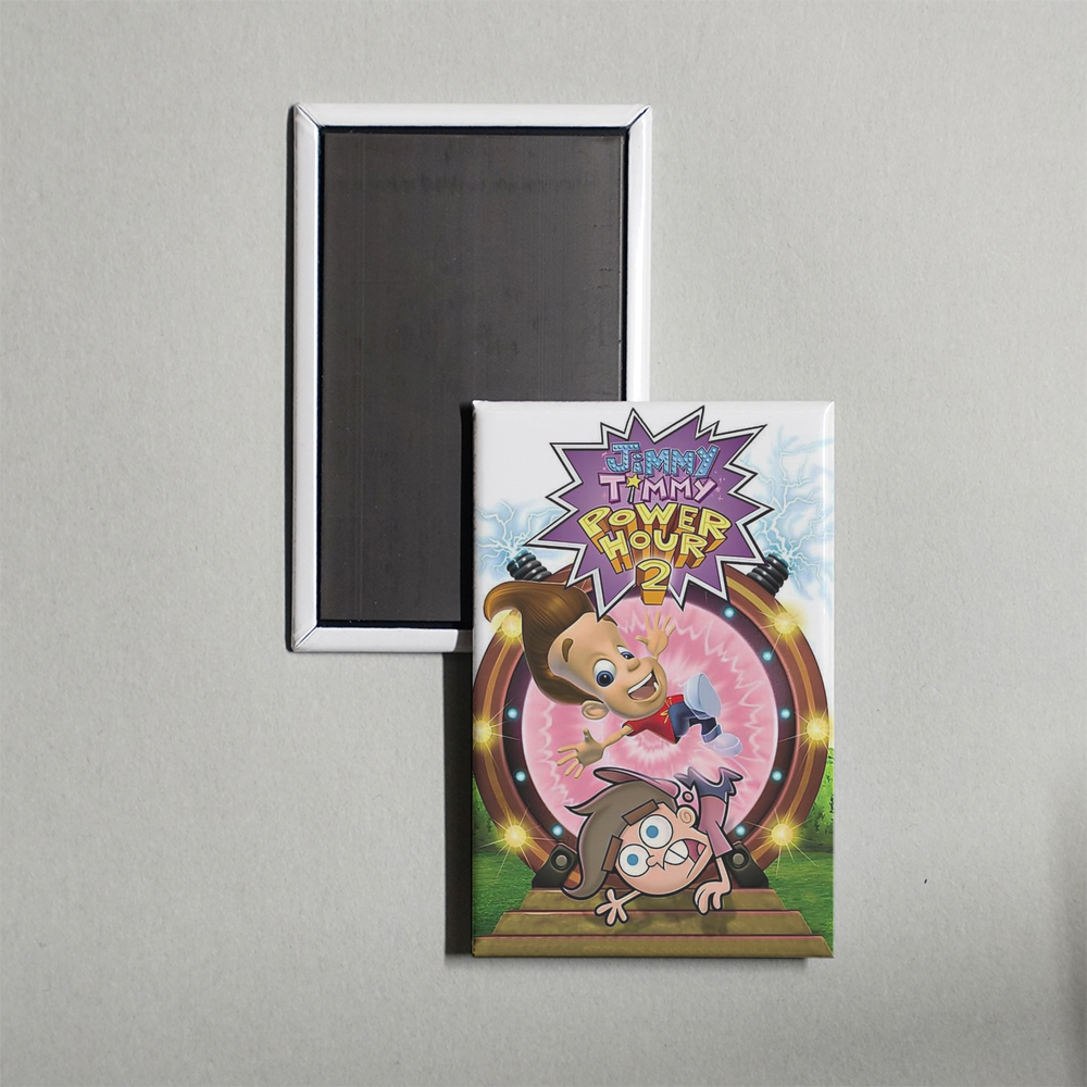 Jimmy Timmy Power Hour 2 When Nerds Collide Mini Movie Fridge Magnet