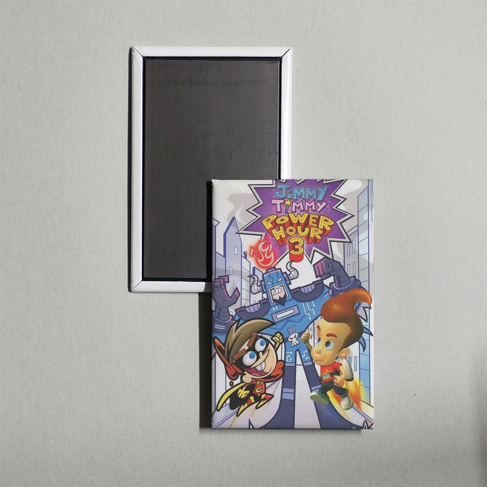 Jimmy Timmy Power Hour 3 The Jerkinators! Mini Movie Fridge Magnet