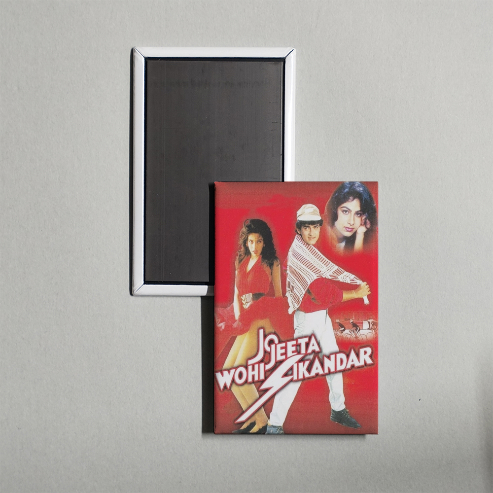 Jo Jeeta Wohi Sikandar Mini Movie Fridge Magnet
